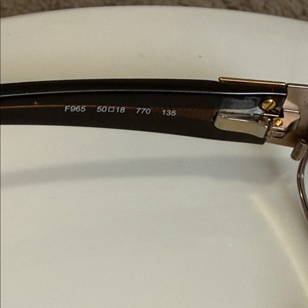 Fendi Dark Brown Rectangular Glasses - image 3